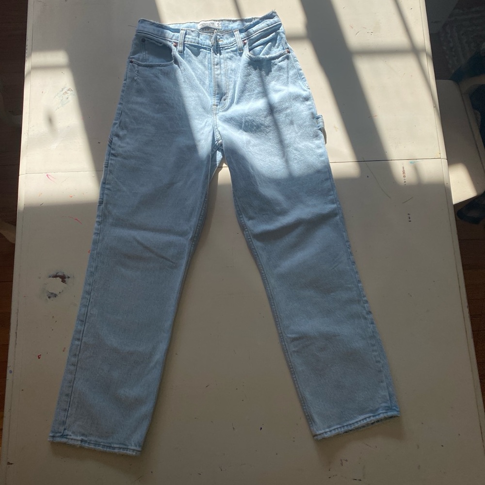 Abercrombie & Fitch Light Blue Ultra High Rise Jeans